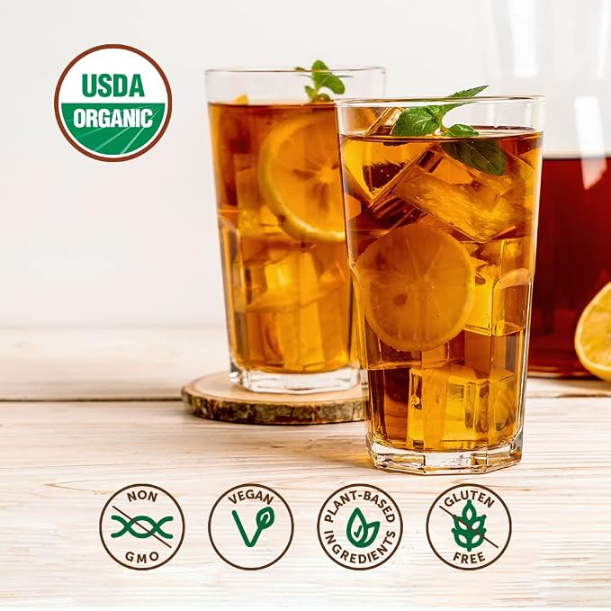 Super Organics Awake Black Tea Pods With Superfoods & Probiotics Keurig K-Cup Compatible Energy, Revitalizing, Refreshing Chai Tea k Cups, USDA Certified Organic, Vegan, Non-GMO, Natural & Delicious, 10ct