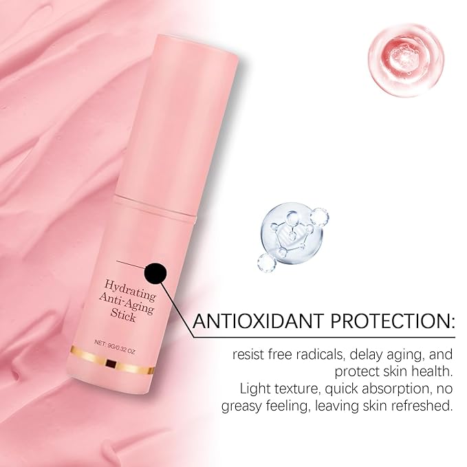 Grospe Multi Balm Moisturizer Stick, All-In-One Hydrating Lotion Stick For Face，Lip, Eye And Neck Balm Make Up Base, Reduce Wrinkle & Moisturizing For Women Face Skin Care