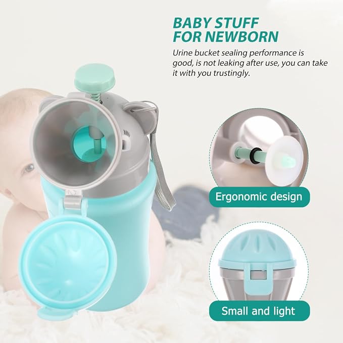 Hemoton Baby Boy Potty Car Urinal Portable Toddler Travel Toilet Leak-Proof Emergency Pee Training Cup for Road Trips Camping Outdoor