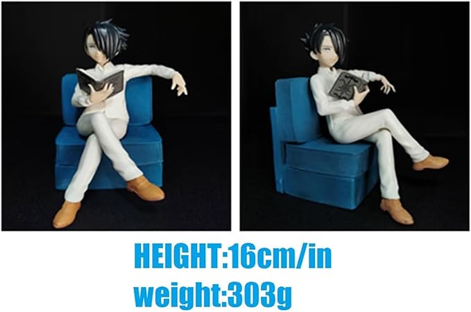 KPOP Anime Figure,Ray-Norman-Emma Figure Anime Figure Cute Cartoon Action Figures Desktop Ornaments