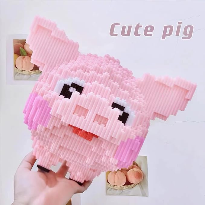 Animal Pig Micro Building Blocks Set（2745PCS） Gift for Adults and Kids
