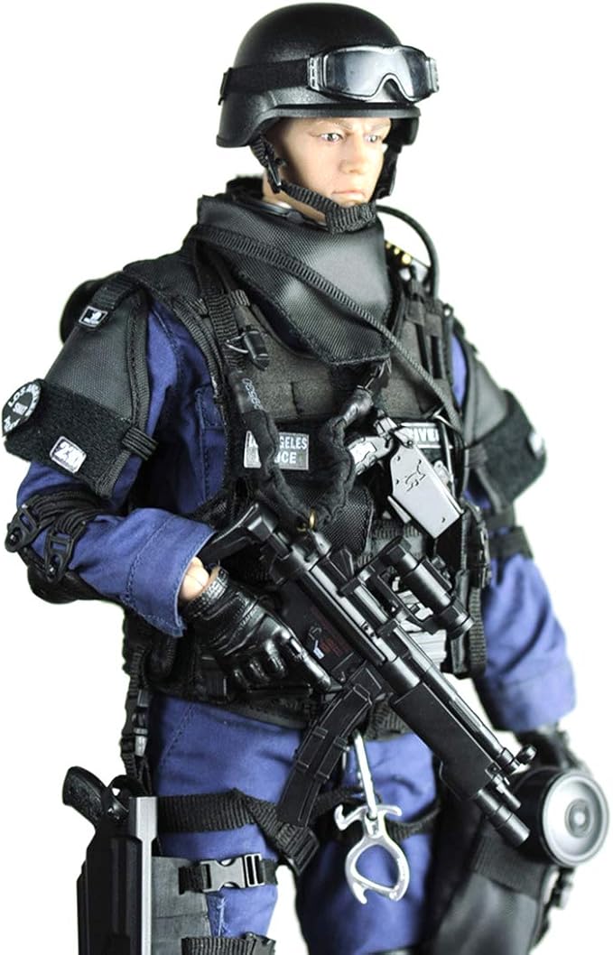 12inch Soldier Action Figure Model, 1/6 Scale Realistic Army Military Police Soldier Model Set with Accessories Collection Toys
