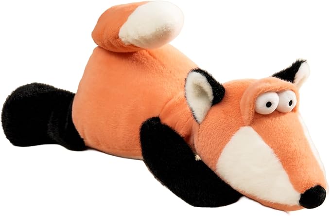 Cute Red Fox Plush, Funny Fox Stuffed Animal, 17 inch Soft & Huggable Plush Toy Gifts for Kids Girls Boys Friends Birthday, Christmas