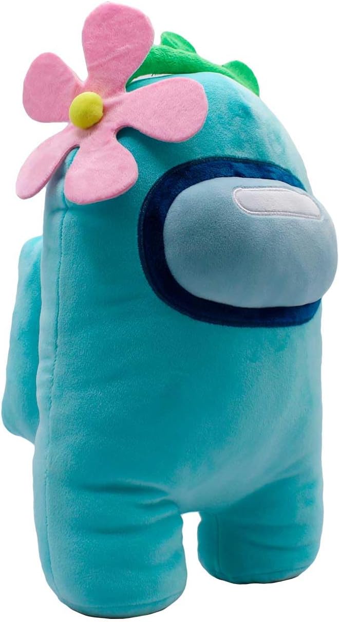 Among Us Mega 12″ Plush Aqua (Flower) – Officially Licensed Oversized Kids & Collector Plush Toy