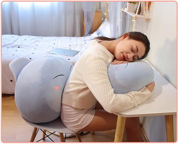 Anime Slime Plushie Stuffed Doll Plush Pillows Plush Stuffed Doll Pillow Toys Gifts(17.7in, Happy)