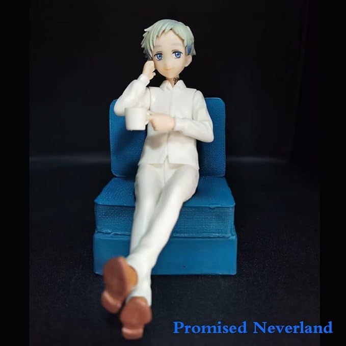 KPOP Anime Figure,Ray-Norman-Emma Figure Anime Figure Cute Cartoon Action Figures Desktop Ornaments