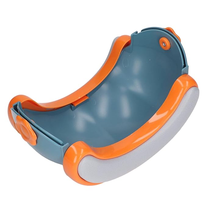 Semme Foldable Travel Potty for Toddlers Portable Hygienic Kids Emergency Toilet with 20 Bags PU Soft Pad Storage Bag Ideal for Road Trips Camping Potty Training (Style 3)