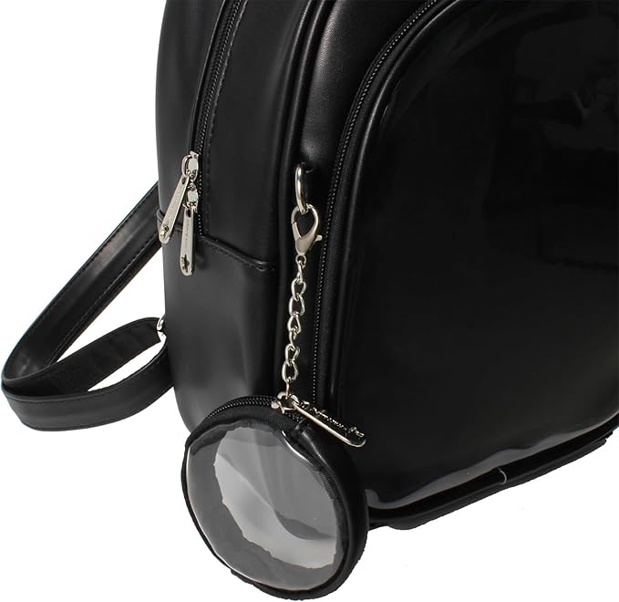 CHERRY SAUCE Kawaii Backpack PU Leather Ita Bag Aesthetic Cute Purse Pin Display