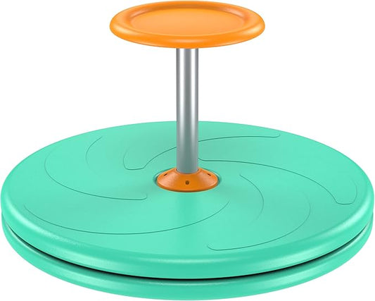 Spinner-X Seated Spinner Sensory Toy, Sit Spinner Toy Bigger Size and Durable Material for Kids- Ages 3 and up (Green) by BARNEY KAITE BS…