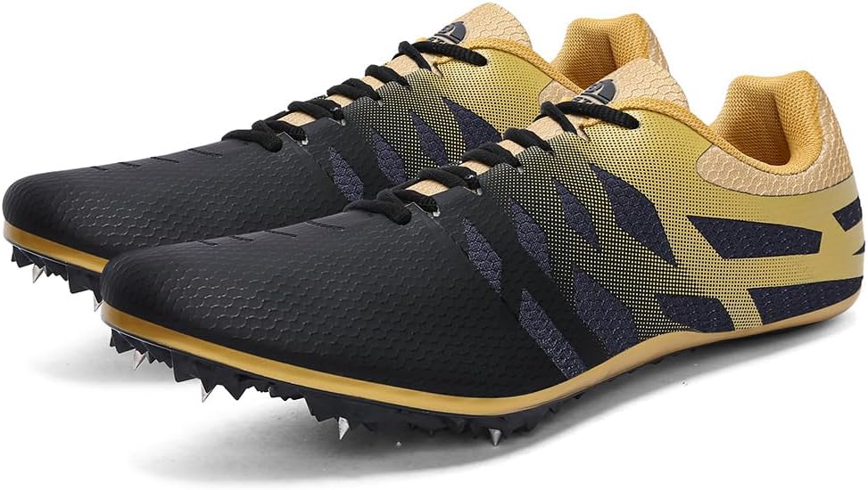 Men Women Kids Track and Field Shoes Professional 8 Spikes Running Racing Sneakers Breathable Lightweight Sprinting Shoes