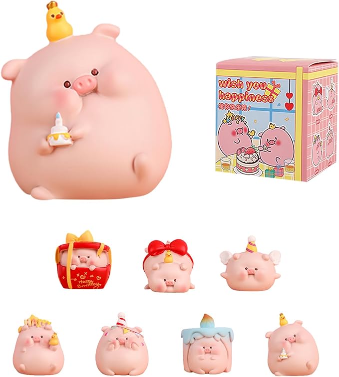 Wish You Joy Series Blind Box Figures, Random Design Action Figures Collectible Toys Home Decorations, Single Box