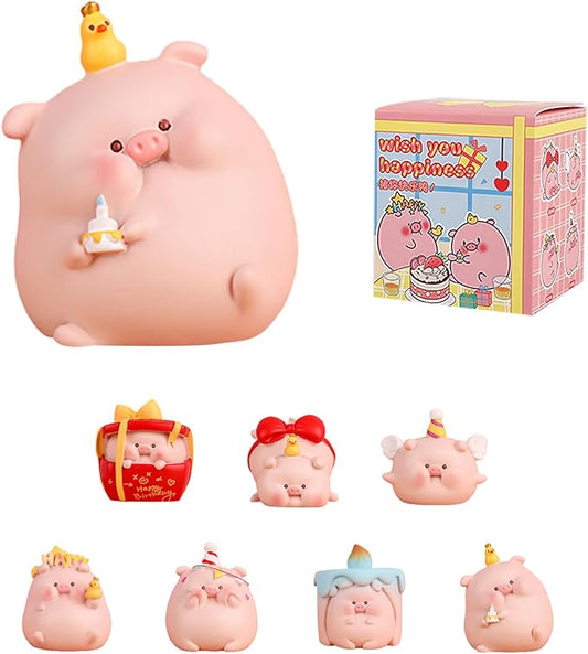 Wish You Joy Series Blind Box Figures, Random Design Action Figures Collectible Toys Home Decorations, Single Box