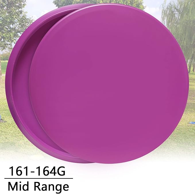 GOOSO Disc Golf Set - Driver, Mid-Range and Putter Discs for Outdoor and Backyard, Comfortable Plastic, 6 Discs Only