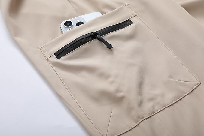 Boys Quick Dry Cargo Pants Kids Hiking Pants Toddler Lightweight Joggers Sweatpants