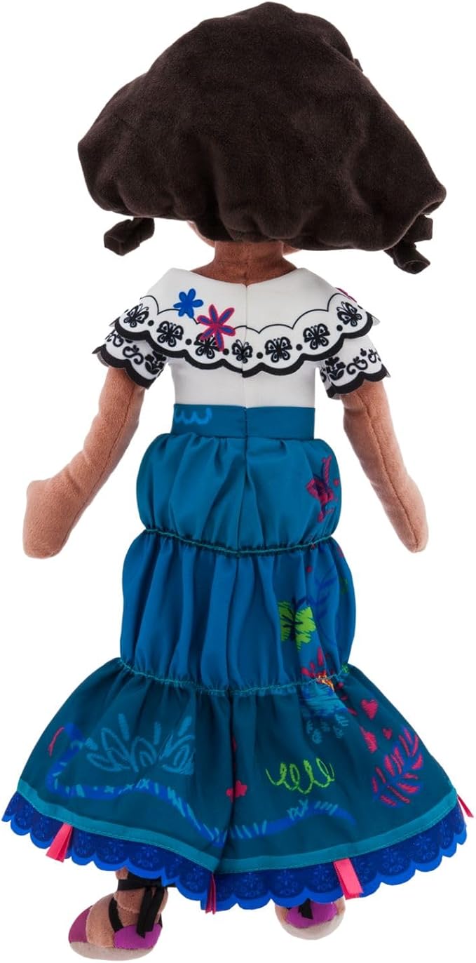Disney Store Mirabel Plush Doll - Soft Plush with Embroidered Features & Glasses, Skirt with Embroidered Detailing Princess Toys, Encanto Toys