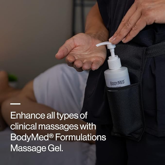 BodyMed Formulations Massage Gel, 1 gal. – Fragrance-Free, All-Natural Gel for Massage Therapy – Leaping Bunny Certified – with Arnica Extract & Jojoba – Non-Staining, & Paraben Free