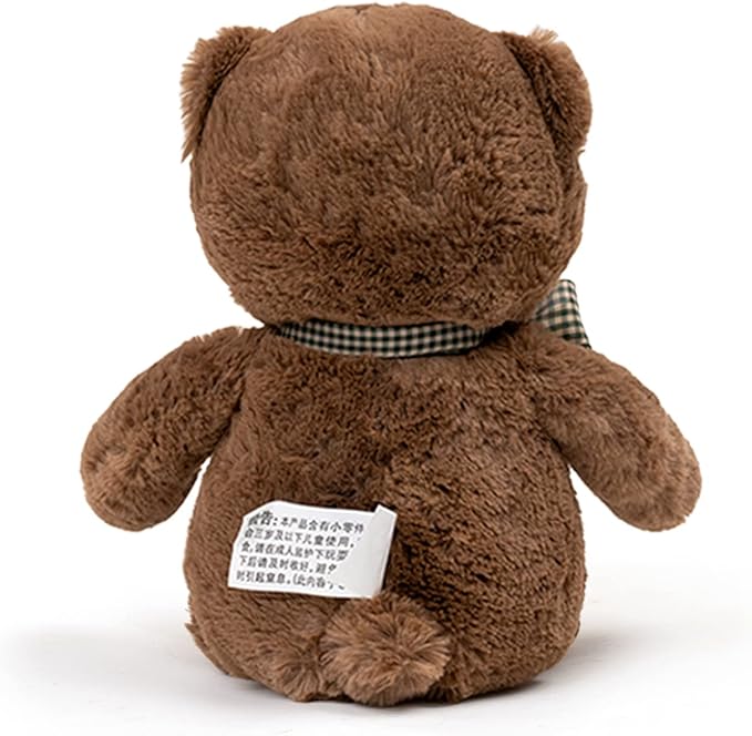 15”Teddy Bear with Heart Cute Brown Teddy Bear Stuffed Animals for Valentines Day Soft Stuffed Bear Plush Bear Plushie Toys Gifts for Girlfriend Boyfriend Kid.
