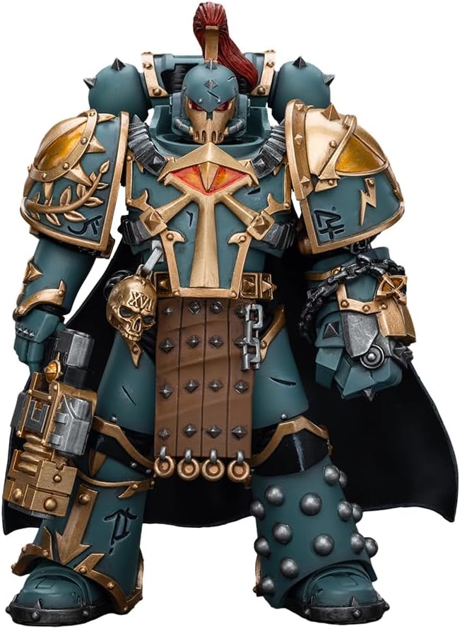 JOYTOY Warhammer The Horus Heresy 1/18 Action Figure Sons of Horus Legion Praetor with Power Fist Collection Model Birthday Gifts