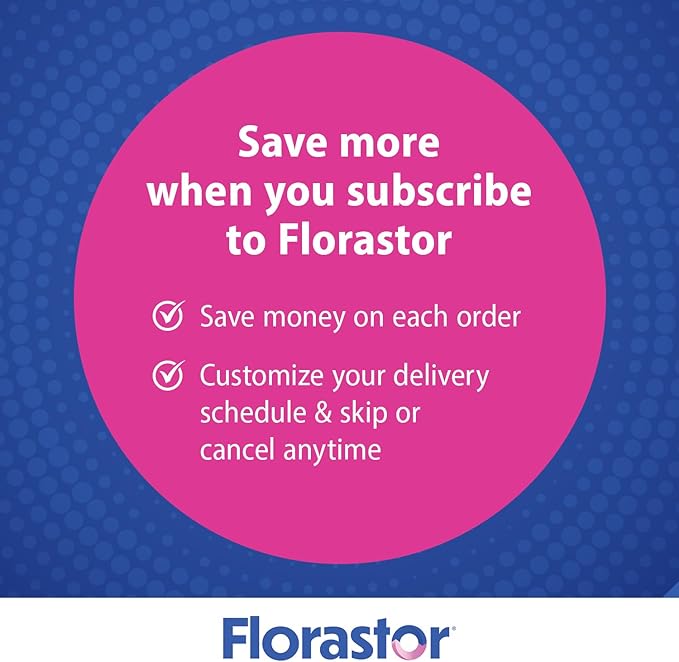 Florastor Probiotics for Women, Digest and De-Stress, 30 Capsules | Digestive Health and Vaginal Probiotic with L-Theanine for Mind and Body Wellness