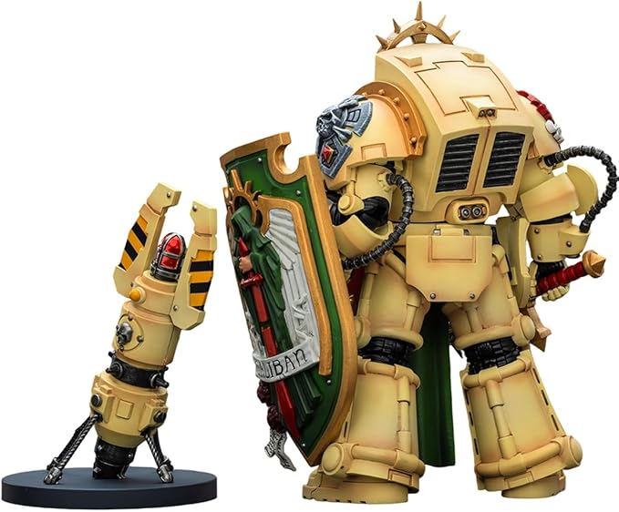 JOYTOY Warhammer 40,000 1/18 Action Figure Dark Angels Deathwing Knight 1 with Power Sword, Storm Shield and Teleport Homer Collection Models Birthday Gifts 15Age+ Pre-Order