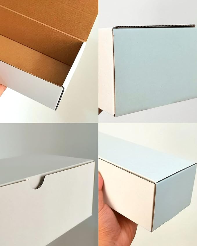 Fageverld Top loader Storage Box, Cardboard Toploader Card Box, Holds 1200 Sports & Trading Card, Fits Baseball Football Cards, 8 Count