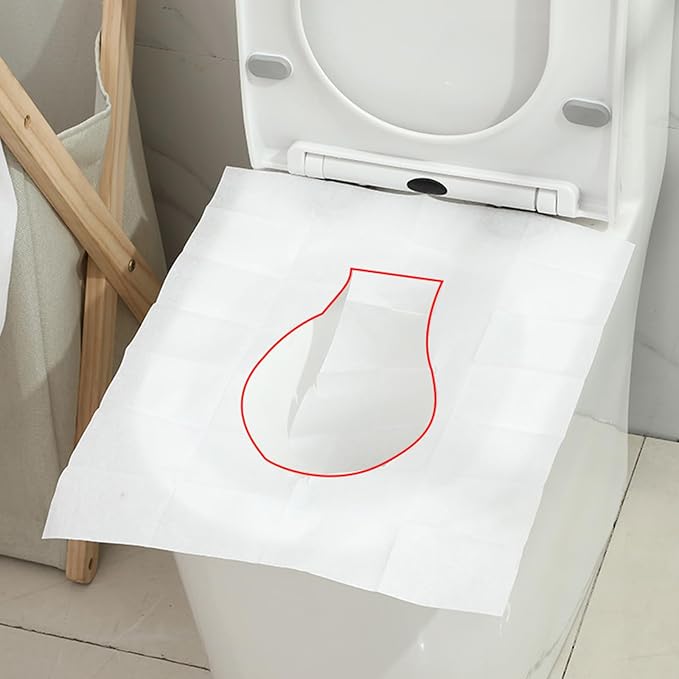 10PcsToilet Seat Covers Disposables Flushable Travel Disposables Toilet Seat Covers for Kids Potty Training Camping