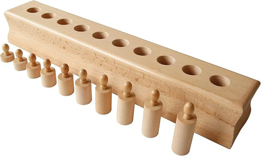 MONTESSORI OUTLET Cylinder Block (Part 4) for Children Aged 3-6 Montessori Education at School and Home