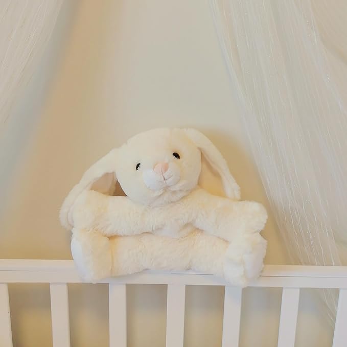 9" Easter Bunny Stuffed Animals, Safe Material Soft Washable Stuffed Bunny, Cute Plush Toy Rabbit Easter Decoration Birthday Gift for Boys and Girls, Beige