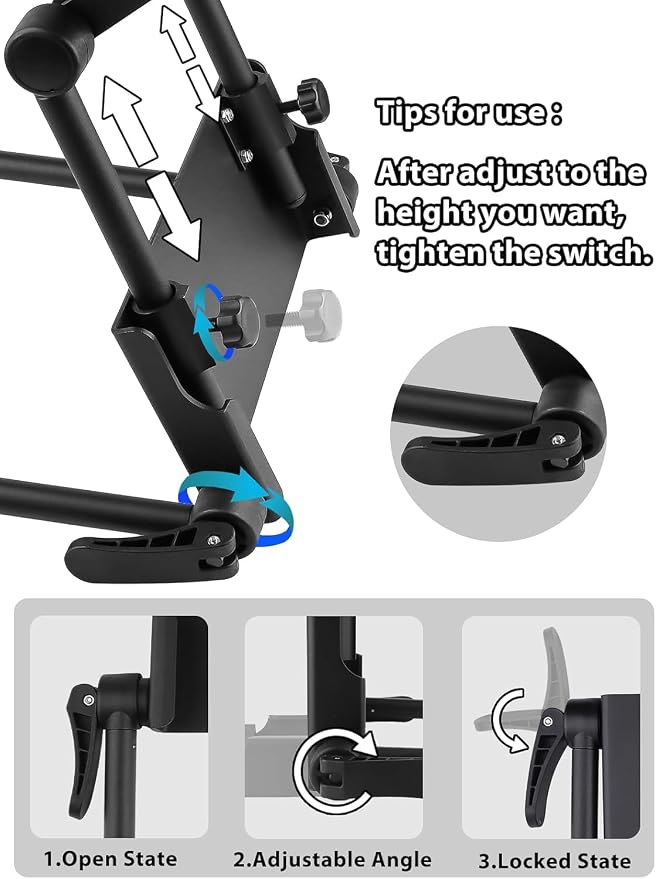 EBANKU Mattress Top Massage Kit, Adjustable Massage Headrest Face Cradle Cushion, Face Down Pillow with Massage Table Arm Rest for Bed at Home(Black)