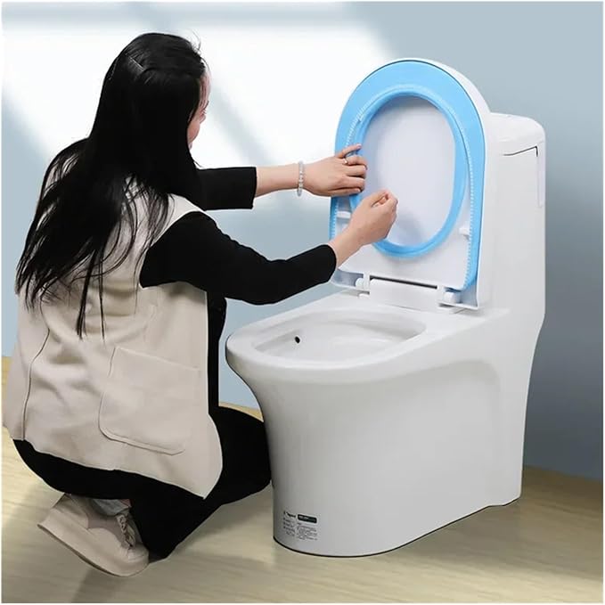 Toilet Seat Cover 3pcs Warm Soft Washable Toilet Seat Cover Mat for Home Decor Closestool Mat Seat Case Toilet Lid Cover(Coffee)