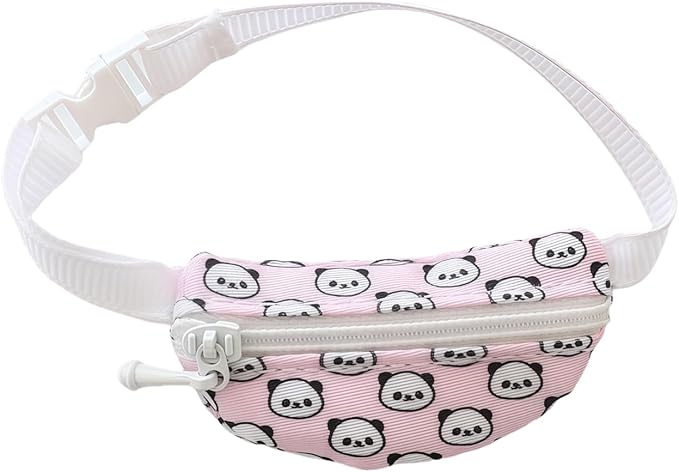 Doll Bag Accessories, Mini Doll Messenger Bag Decoration for 17cm Dolls, Cute Fashion Cartoon Panda Bag Outfit Accessory for 1st/2nd/3rd Gen Monsters Dolls Pink