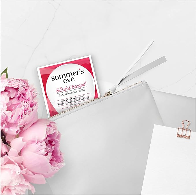 Summer's Eve Eve Cleansing Cloths for Sensitive Skin, Sheer Floral 16 ea (Pack of 4)