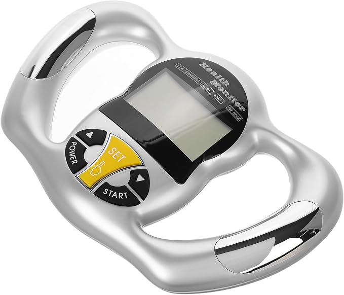 Handheld Body Fat Analyzer and Bmi Calculator Portable Fat Measurement Tool for Health Monitoring and Weight Management