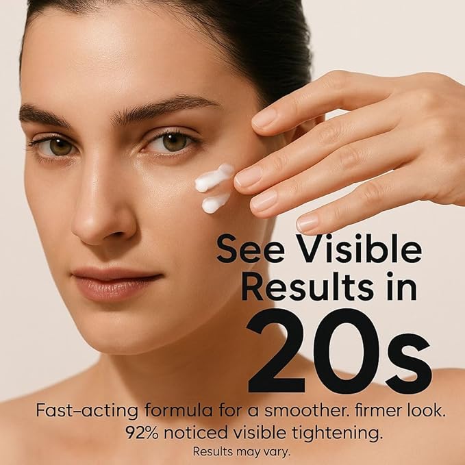 20S Instant Eye Lift Cream | Instantly Firms the Eye Area, Reduces Puffiness & Under-Eye Bags, Smooths Wrinkles – Dual Firming Action with Long-Lasting Results – 30ml (Unscented)