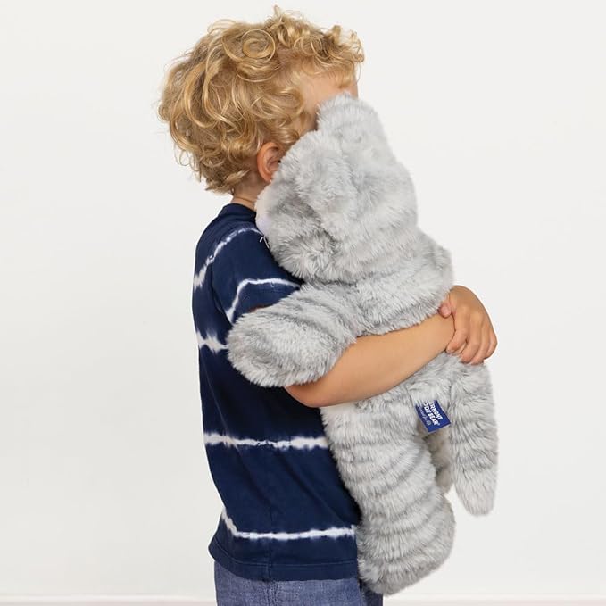 Vermont Teddy Bear Stuffed Kitten - Oh So Soft Kitty Cat Stuffed Animal, Plush Toy, Gray, 18 Inch