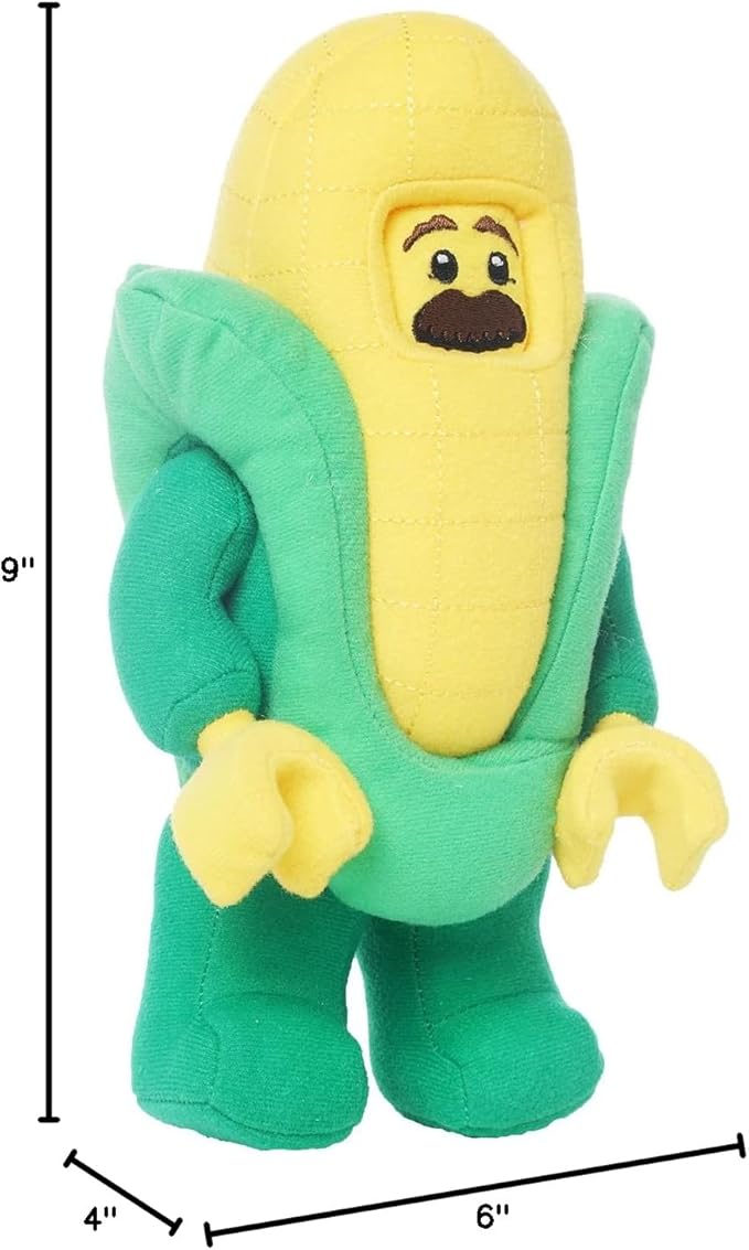 Lego Minifigure Corn Cob Guy 9.5" Plush Character