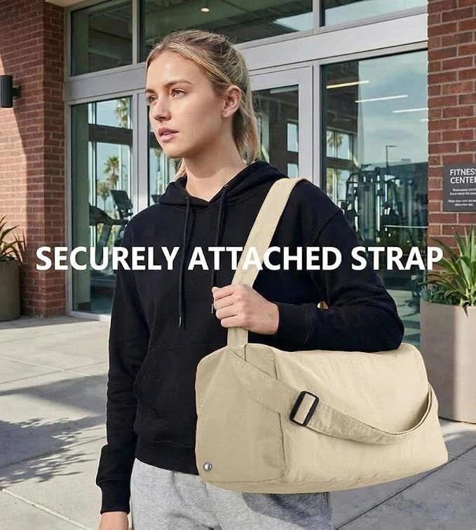 Small Duffle Bag for Women Men,Travel Gym Duffle Bag, Lightweight Small Travel Bag With Shoe Compartment & Wet Pocket, Perfect for Men & Women, Travel, Gym, Swim, Yoga, Weekend Bags