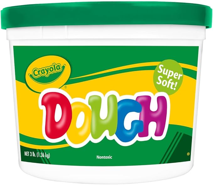 Crayola Modeling Dough, Green, Bulk Classroom & Art Supplies for Kids, 3lb, Resealable Bucket