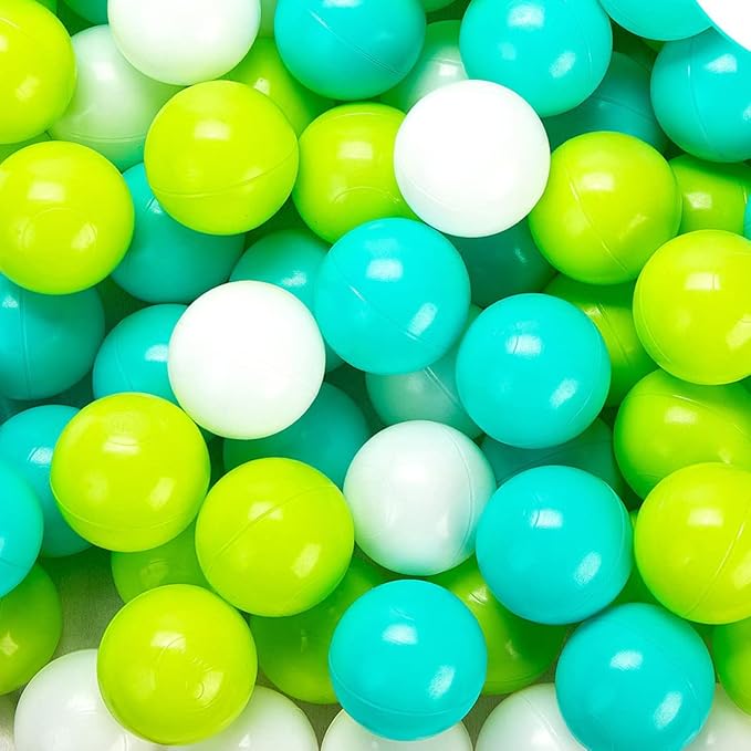 100 Ball Pit Balls for Kids, Plastic Balls for Ball Pit, Play Balls for Toddlers Babies, Ideal for Ball Pit, Kiddies Pool, Indoor Playpen