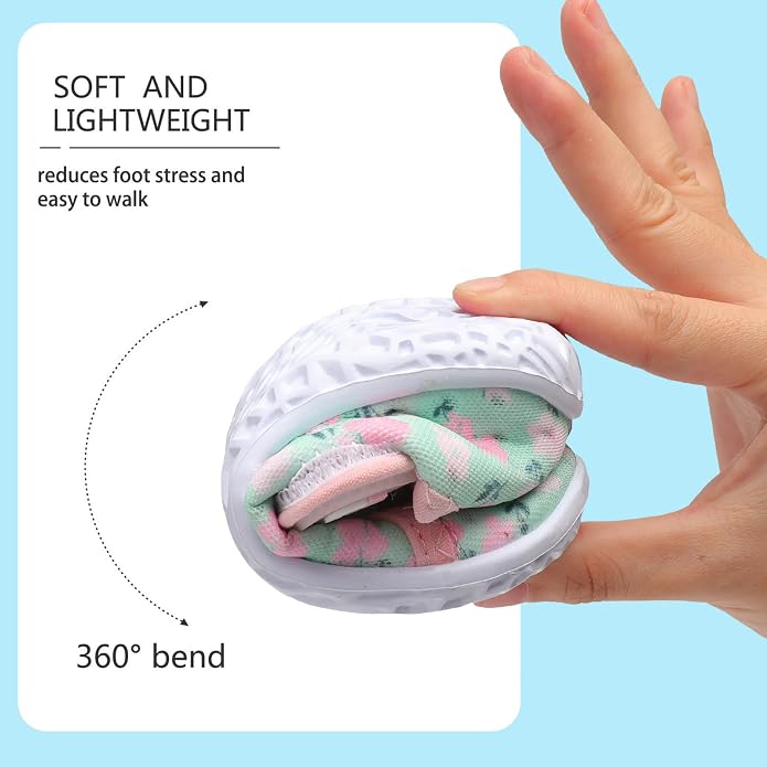 JOINFREE Baby Toddler Water Shoes Boys Girls Sandals Barefoot Kids Breathable Sneakers Shoes for Walking Running