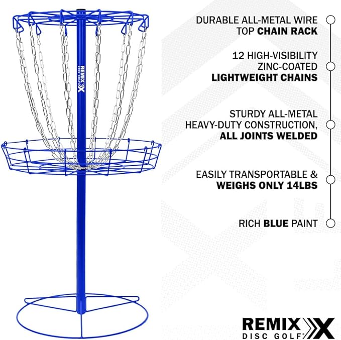 Remix Practice Basket for Disc Golf - Choose Your Color and Style