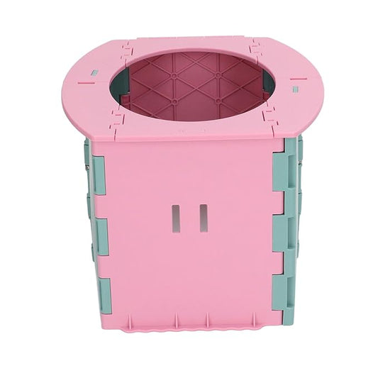 RiToEasysports Travel Potty,Portable and Foldable Toilet for Kids Boys Girls for Car, Camping, Outdoor, Indoor (Green Pink)