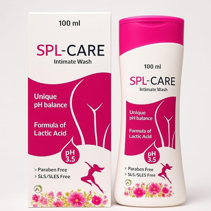 pH Balanced Intimate Wash | Gentle Daily Hygiene Cleanser | With Lactic Acid Formula | Paraben & SLS Free | 100 ml