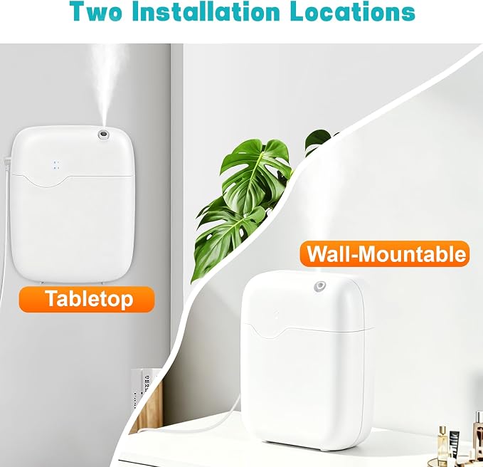 Scent Air Machine for Home, Bluetooth Smart Cold Air Scent Machine with 400ml Oil Bottle, 2000 Sq.Ft Coverage Aromatherapy Diffusers for Large Room Home Hotel Office Spa with App Control (White)