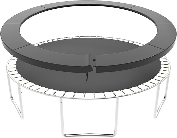 Trampoline Pad Replacement, 10/12/14/15/16FT Trampoline Spring Cover, No-Hole for Pole Waterproof Trampoline Safety Pad, Trampoline Replacement Parts & Accessories
