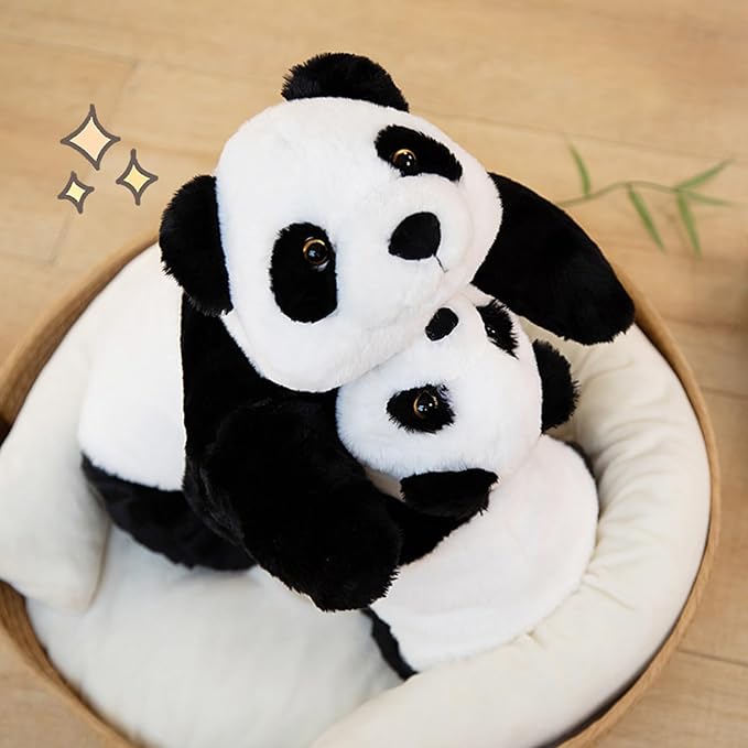 Weighted Stuffed Animals, 15.3" Weighted Panda Plush Toy Cute Panda Weighted Plush Animals Pillow Gifts for Kids Adults