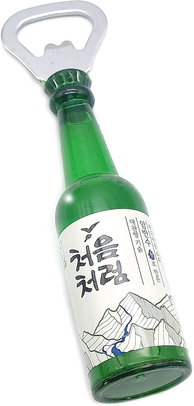 Creative Korea Soju Shape Bottle Opener Kitchen Accessories Fridge Magnets (F)