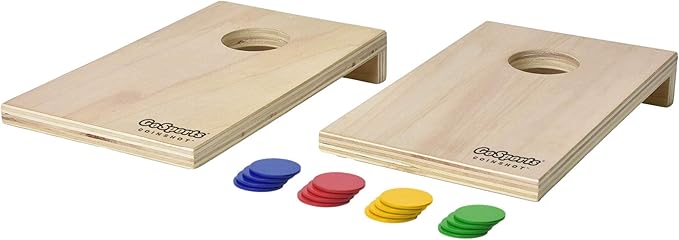 GoSports Coinshot Mini Tabletop Cornhole Game Set