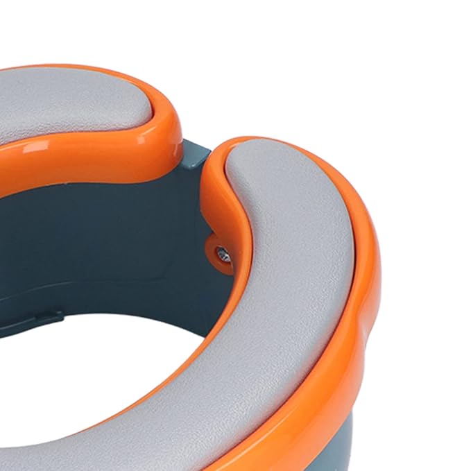Travel Potty for Toddlers, Easy Clean Portable Foldable Potty Seat for Toddlers, Foldable Emergency Toilet with 20 Bags and Washable PU Pad for Car Camping Outdoor Indoor (Type 3)