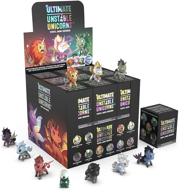 Unstable Unicorns Ultimate Vinyl Figure Mystery Box - Includes Special Promo Card!
